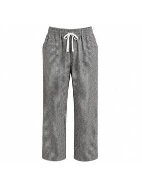 Uncommon Threads Women’s Houndstooth Lounge Pants Black White Size SM